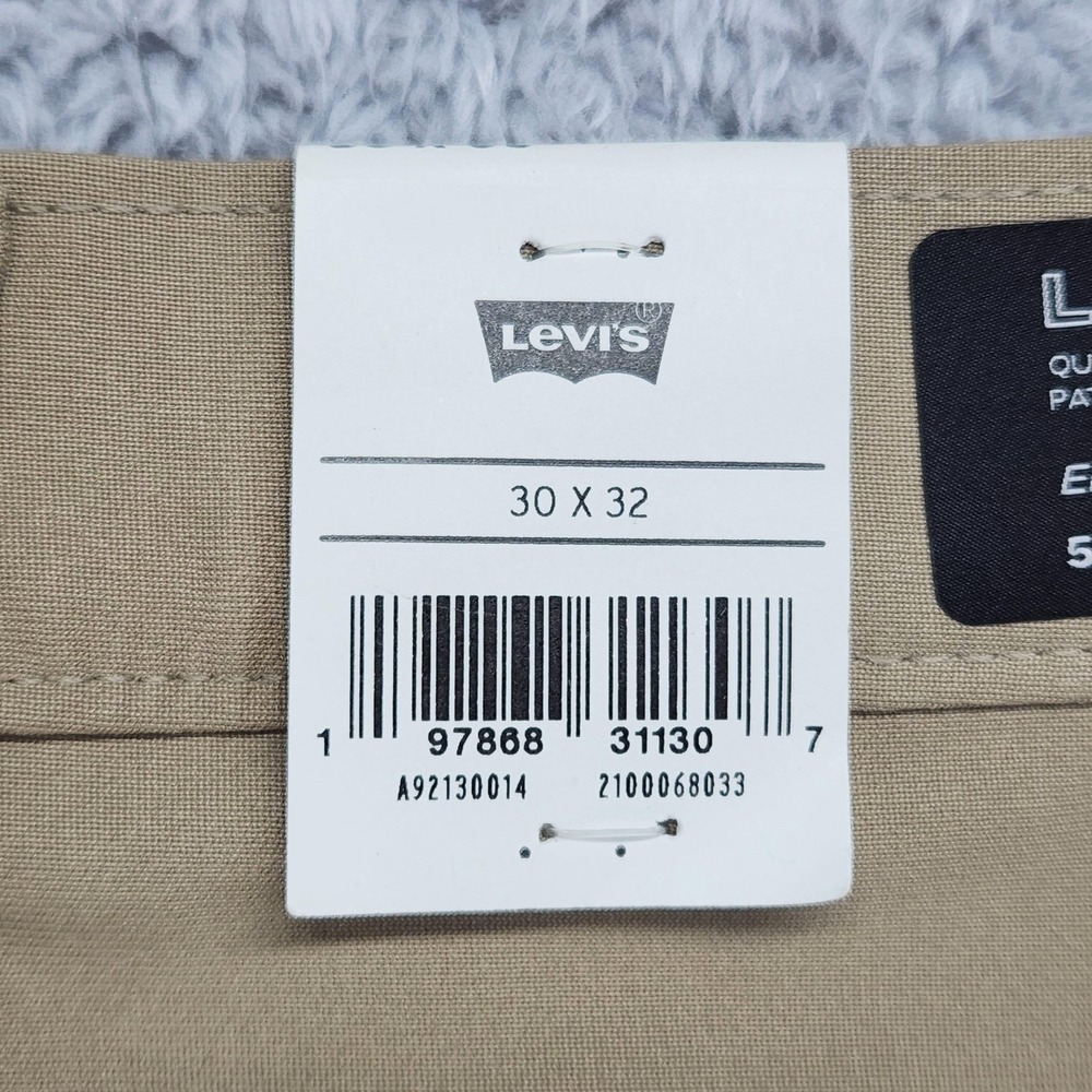 Levi's 511 Slim Tech Pants Mens 30x32 Beige Stretch Quick Dry UPF50 NEW - Picture 3 of 16